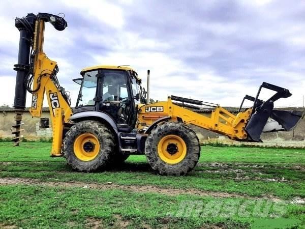 JCB 4CX +Piling Master Kazıcı yükleyiciler - beko loder