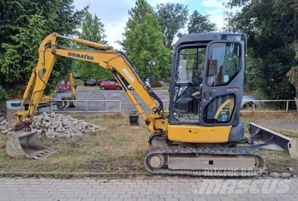 Komatsu PC 35 MR-3 Mini ekskavatörler, 7 tona dek