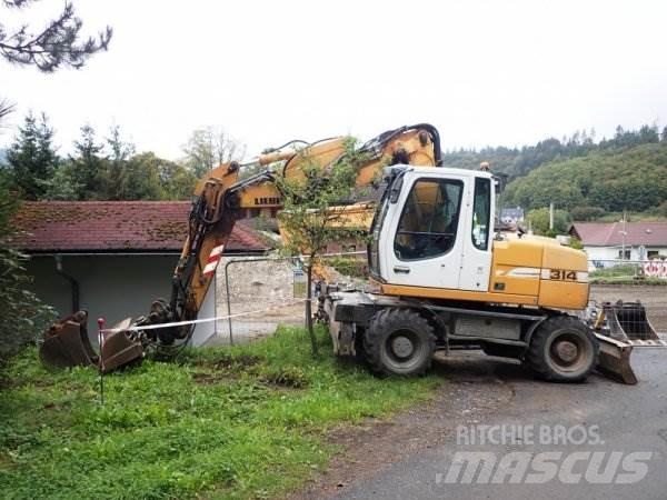 Liebherr A 314 Lastik tekerli ekskavatörler