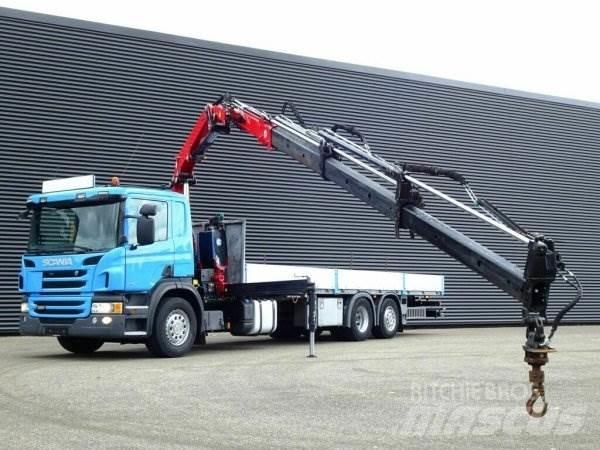 Scania P320 + Effer Araç üzeri vinçler