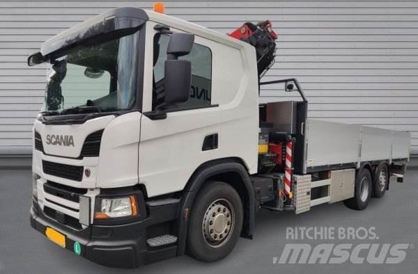 Scania P410 Araç üzeri vinçler