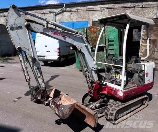 Takeuchi TB 016 Mini ekskavatörler, 7 tona dek