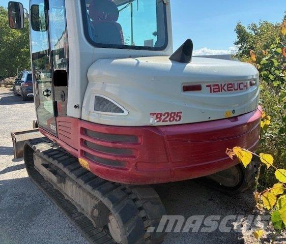 Takeuchi TB 285 Mini ekskavatörler, 7 tona dek