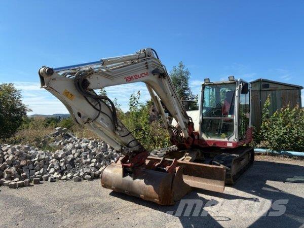 Takeuchi TB 285 Mini ekskavatörler, 7 tona dek