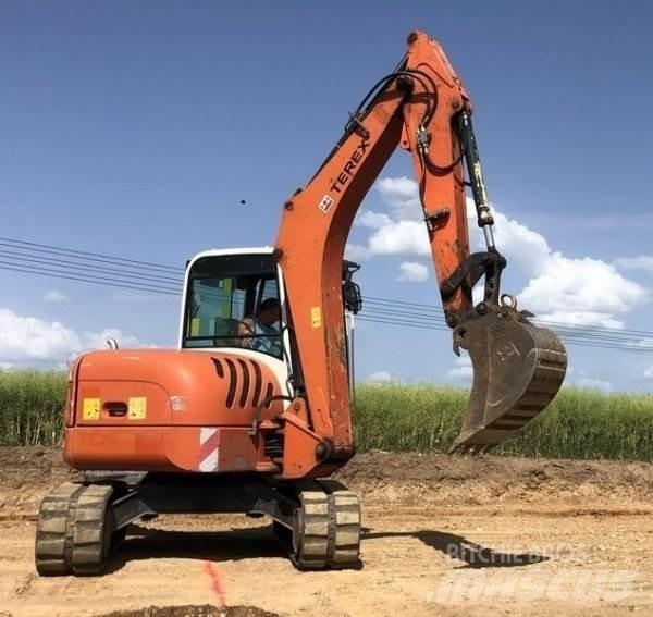 Terex 75 Mini ekskavatörler, 7 tona dek
