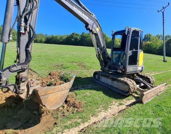 Volvo ECR 50D Mini ekskavatörler, 7 tona dek
