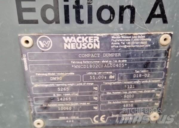 Wacker Neuson DW 90 Yol disi kaya kamyonu
