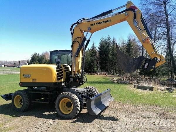 Yanmar B110 W Style Lastik tekerli ekskavatörler