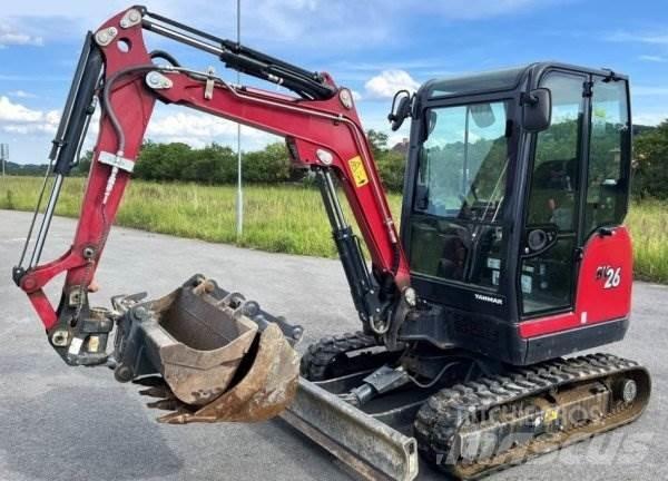 Yanmar SV 26 Mini ekskavatörler, 7 tona dek