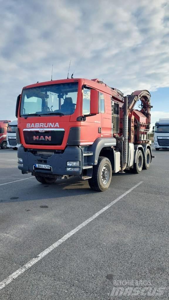 MAN TGS 26.540 6X6 Ağaç öğütücüler