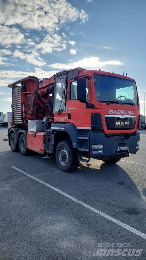 MAN TGS 26.540 6X6 Ağaç öğütücüler
