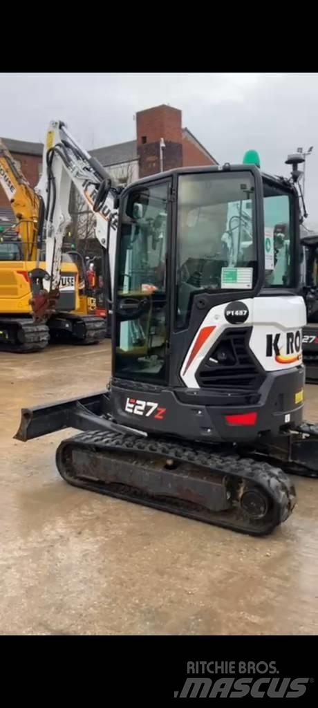 Bobcat E 27 Z Mini ekskavatörler, 7 tona dek