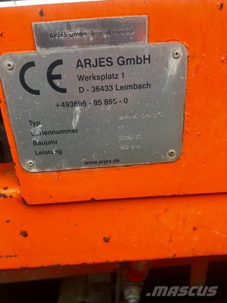 Arjes Impaktor 250 Gezer kırıcılar