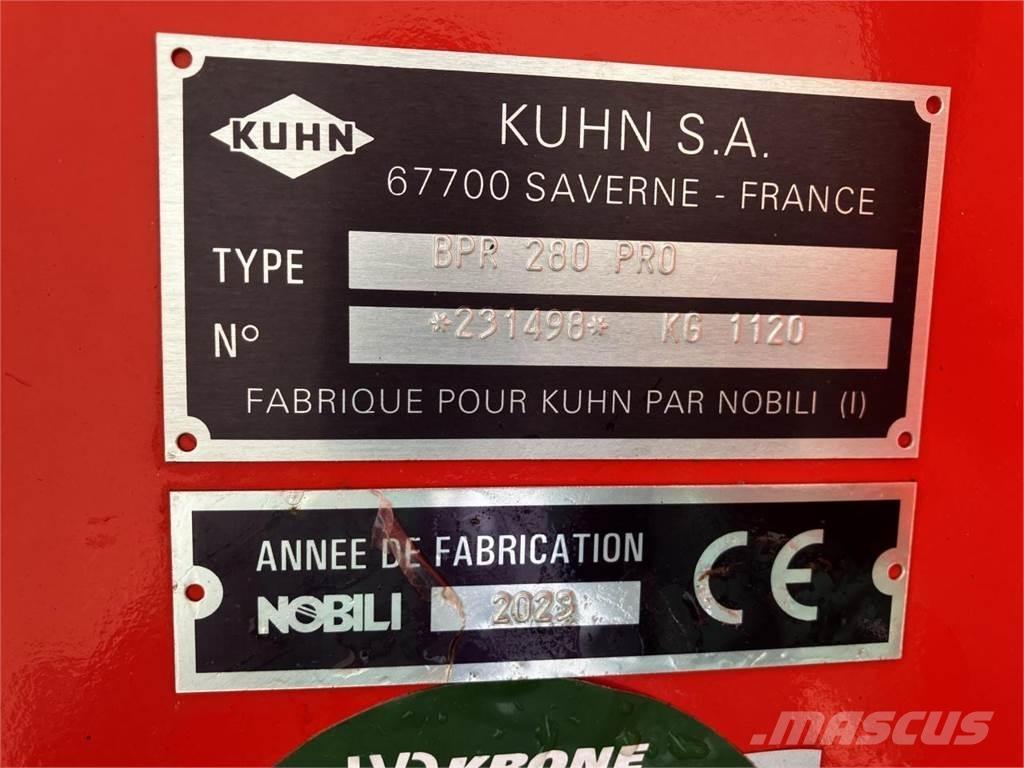 Kuhn BPR 280 Pro Hasat makineleri
