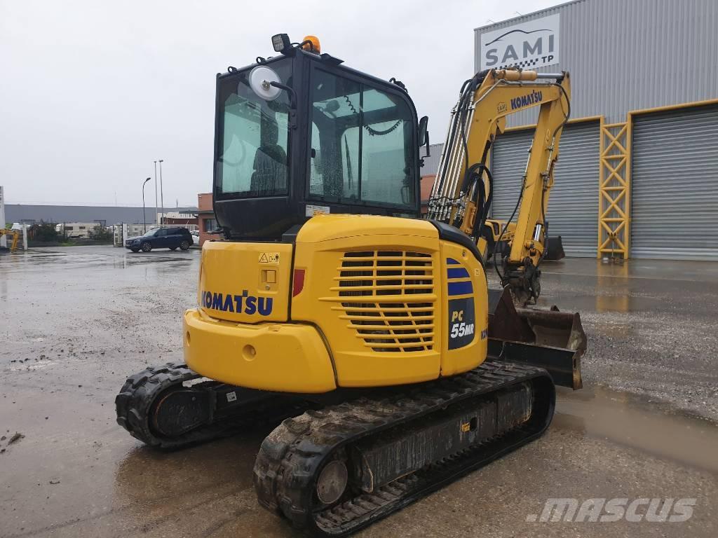 Komatsu PC55MR-5 Mini ekskavatörler, 7 tona dek