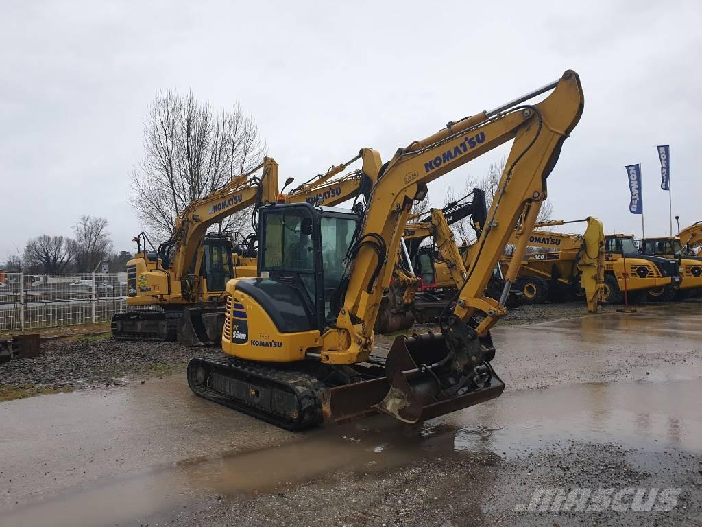 Komatsu PC55MR-5 Mini ekskavatörler, 7 tona dek