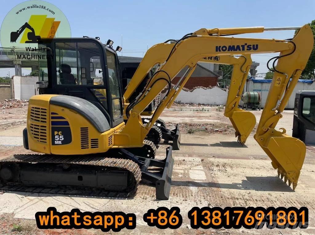 Komatsu PC 55 MR Mini ekskavatörler, 7 tona dek