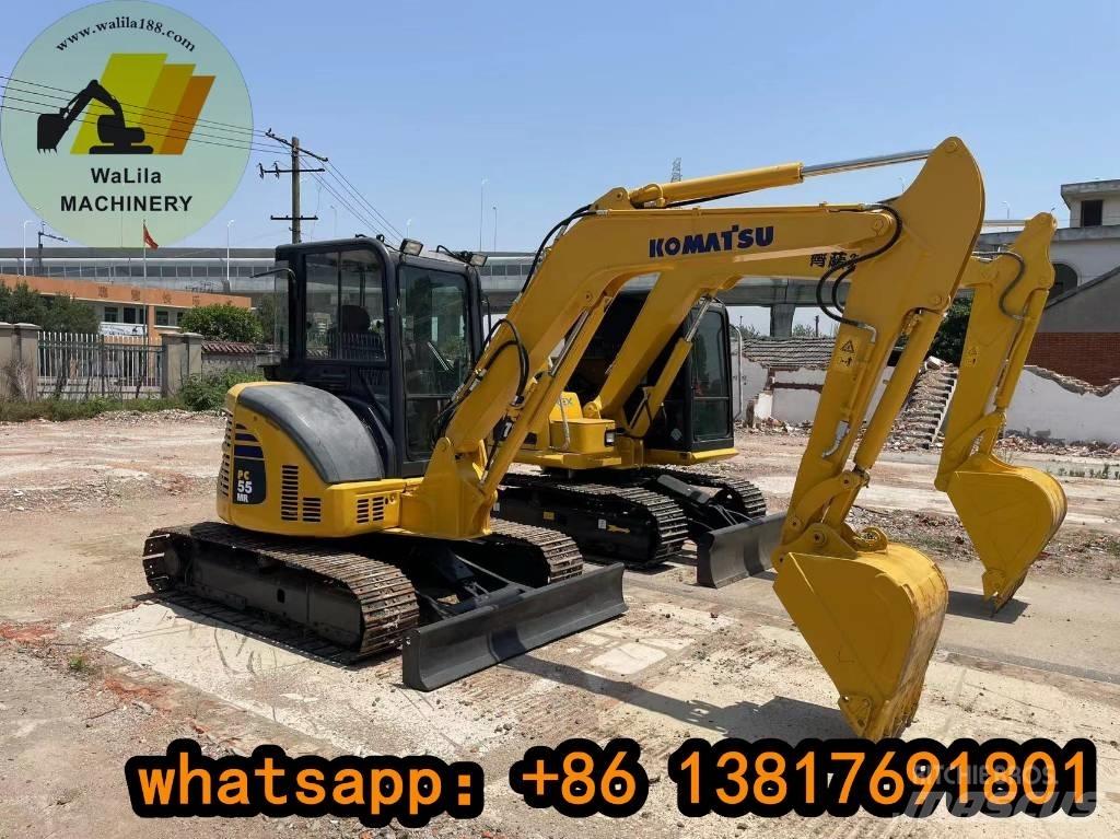 Komatsu PC 55 MR Mini ekskavatörler, 7 tona dek