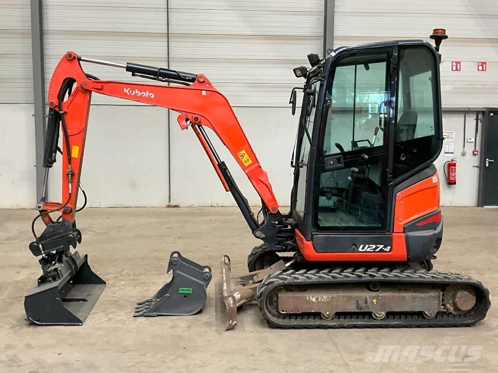 Kubota U 27-4 Mini ekskavatörler, 7 tona dek