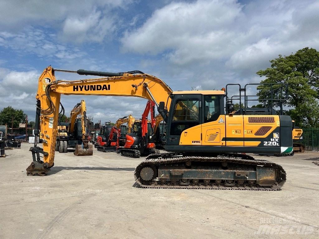 Hyundai HX 220 L Paletli ekskavatörler