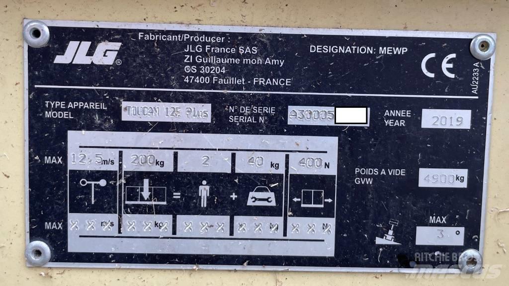 JLG Toucan 12 E Körüklü personel platformları