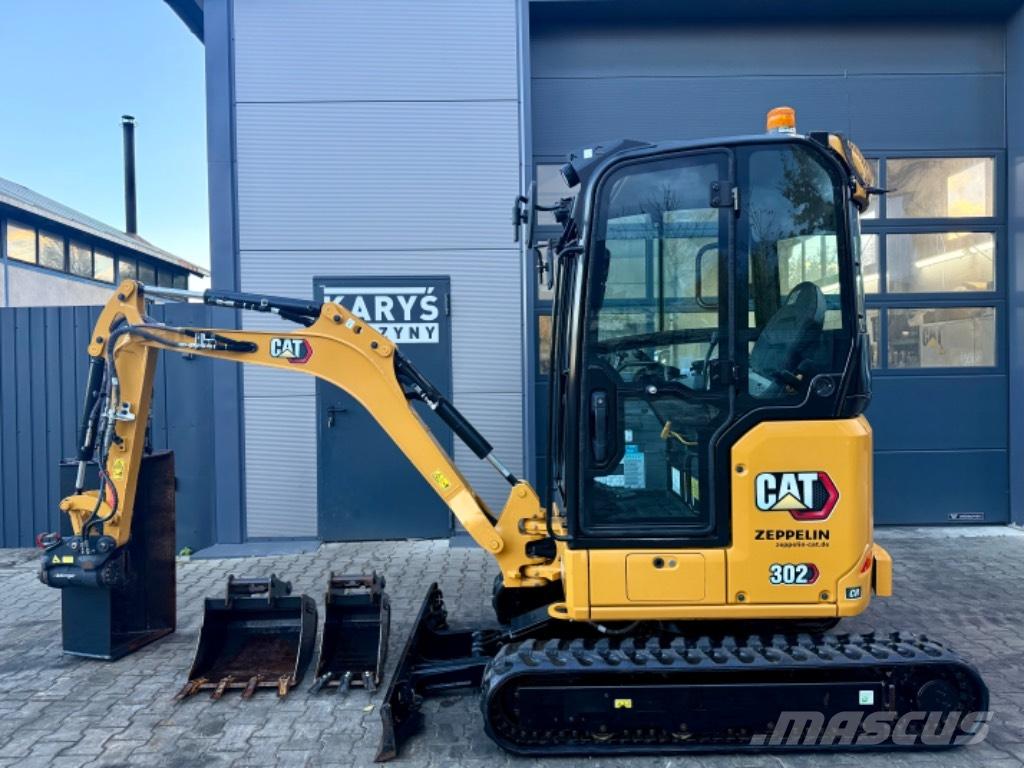 CAT 302 CR Mini ekskavatörler, 7 tona dek