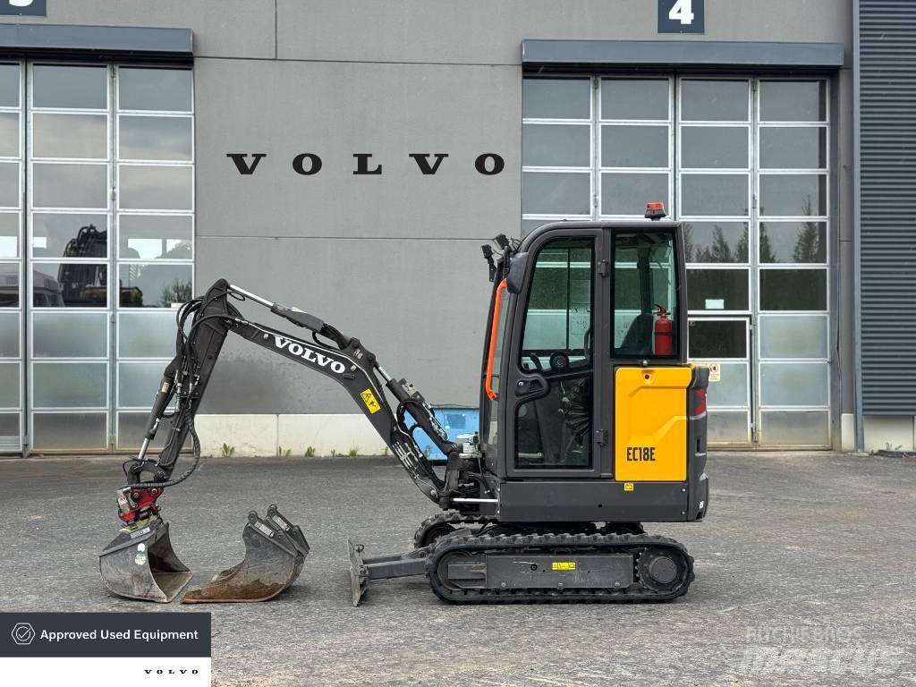 Volvo EC 18 E Mini ekskavatörler, 7 tona dek
