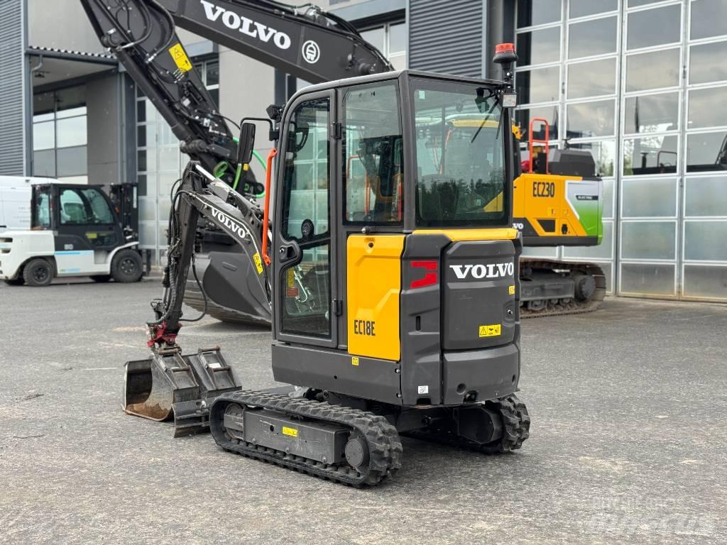 Volvo EC 18 E Mini ekskavatörler, 7 tona dek
