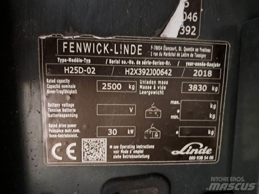 Linde H25D-02 Dizel forkliftler