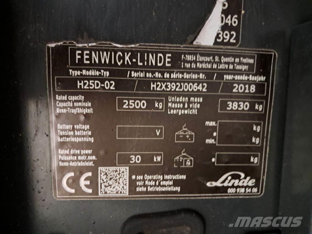 Linde H25D-02 Dizel forkliftler