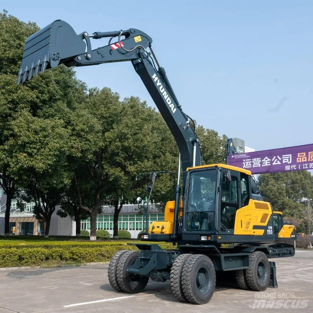 Hyundai HW 150 Lastik tekerli ekskavatörler
