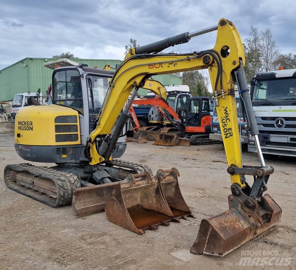Wacker Neuson 6003 Mini ekskavatörler, 7 tona dek