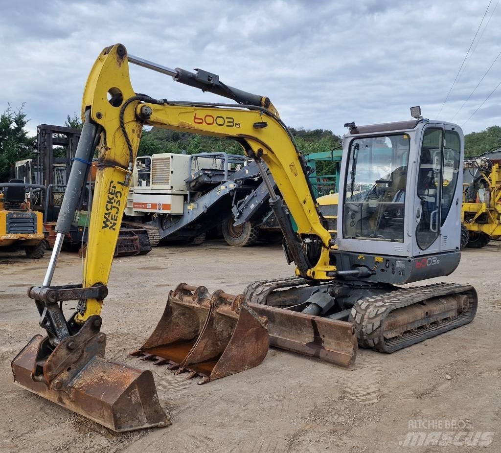 Wacker Neuson 6003 Mini ekskavatörler, 7 tona dek