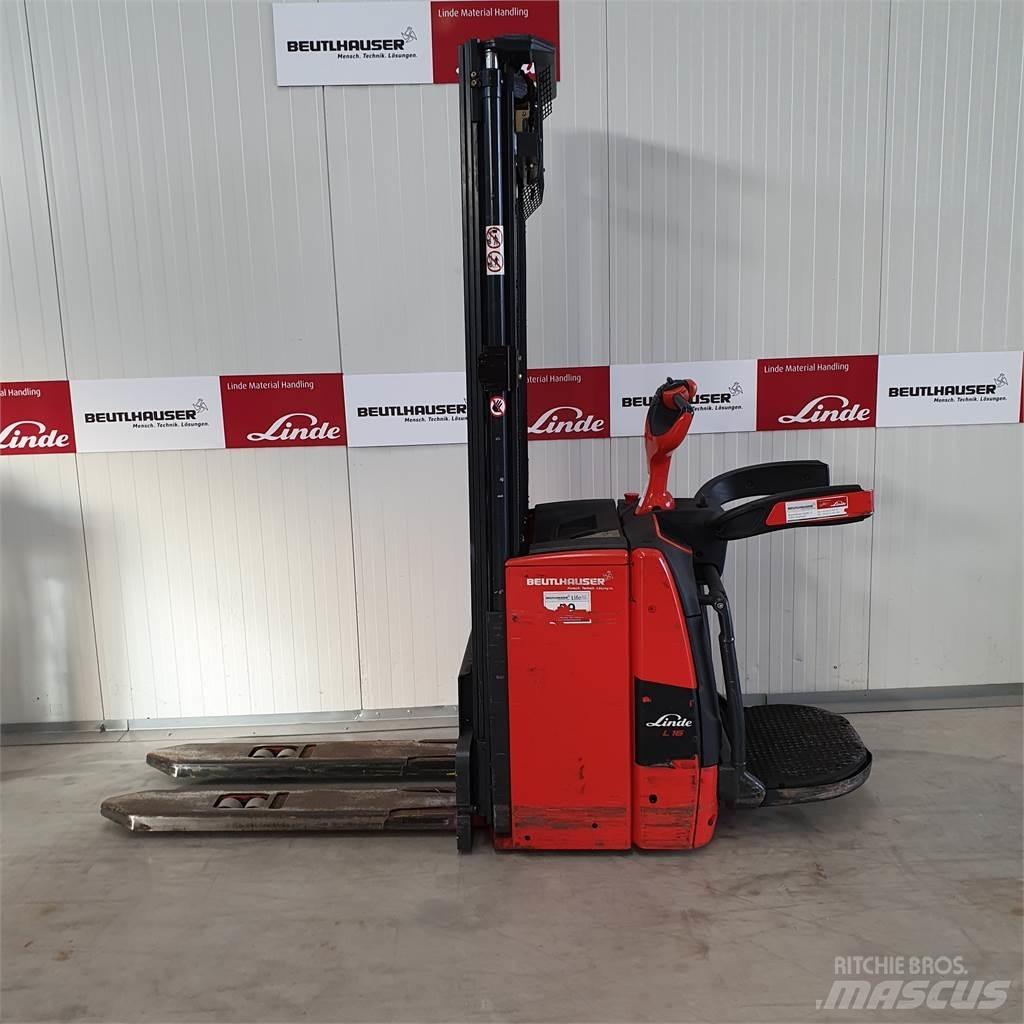 Linde L16AP Yaya kumandali istif makinasi