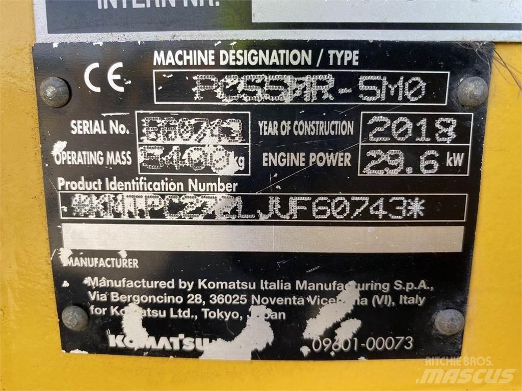 Komatsu PC55MR-5 Lastik tekerli ekskavatörler