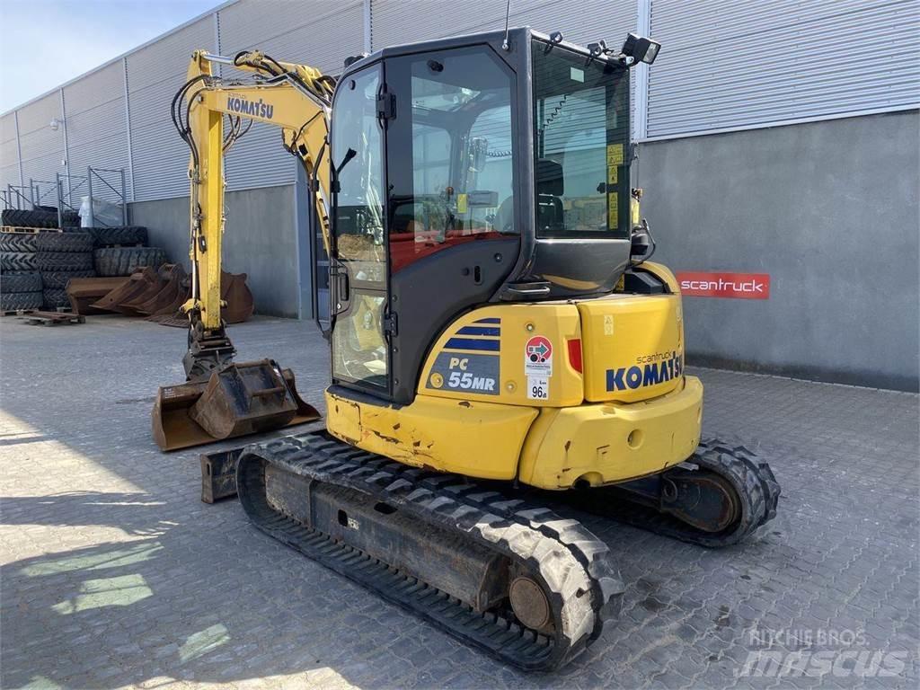 Komatsu PC55MR-5 Lastik tekerli ekskavatörler
