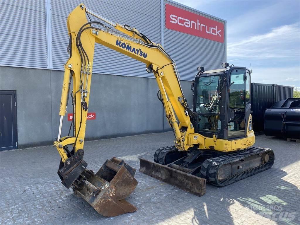 Komatsu PC55MR-5 Lastik tekerli ekskavatörler