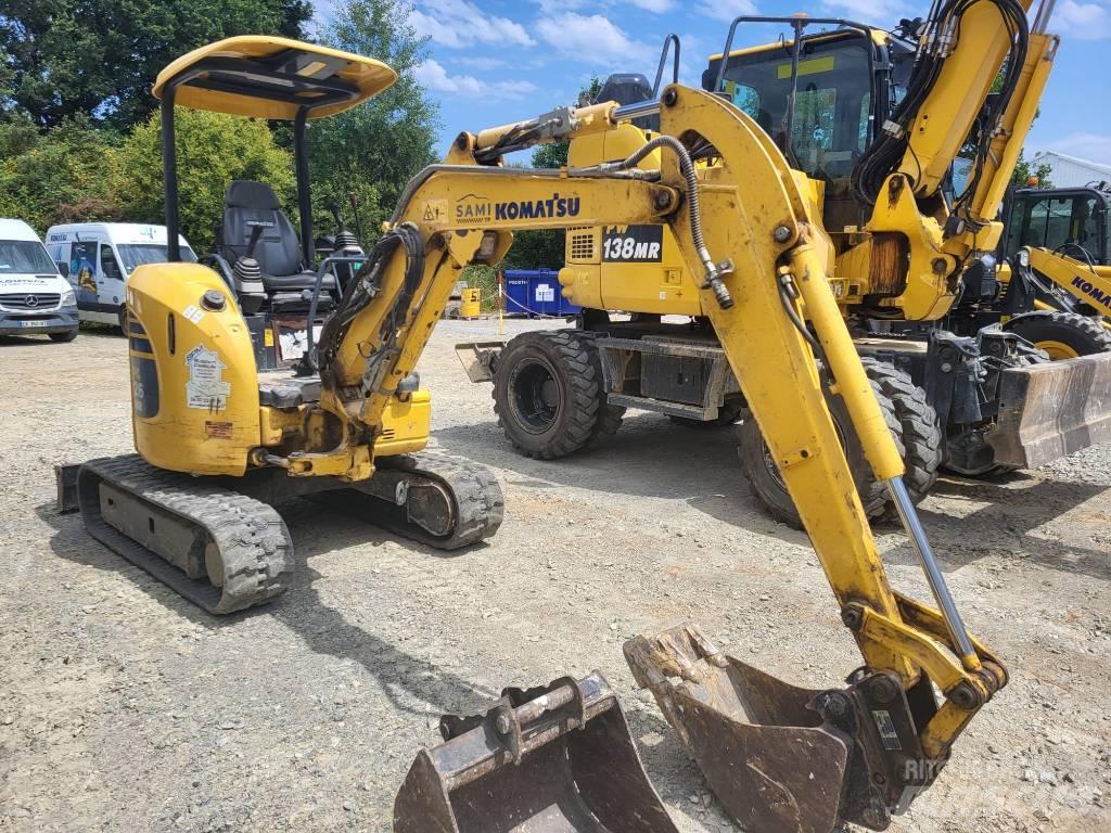 Komatsu PC26MR-3 Mini ekskavatörler, 7 tona dek