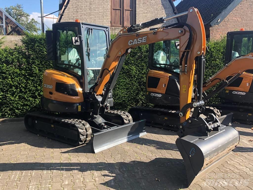 CASE CX35D Mini ekskavatörler, 7 tona dek