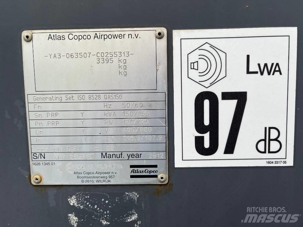 Atlas Copco QAS 150 Dizel Jeneratörler
