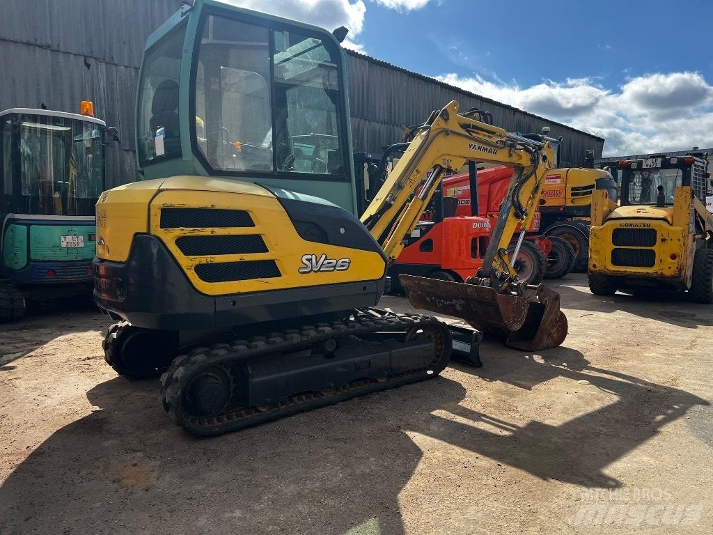 Yanmar SV26 Mini ekskavatörler, 7 tona dek