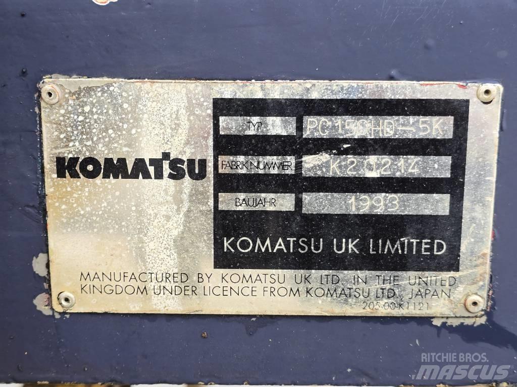 Komatsu PC 150 HD-5K Paletli ekskavatörler