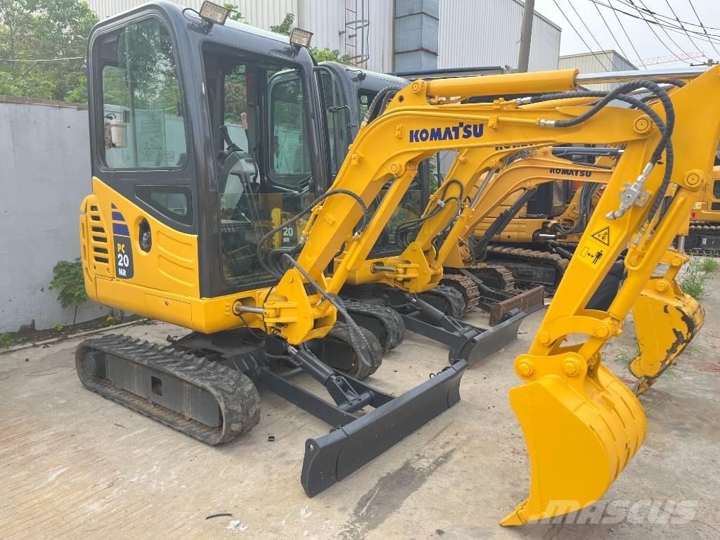 Komatsu PC 20 MR Mini ekskavatörler, 7 tona dek