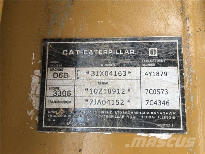 CAT D 6 D Paletli dozerler