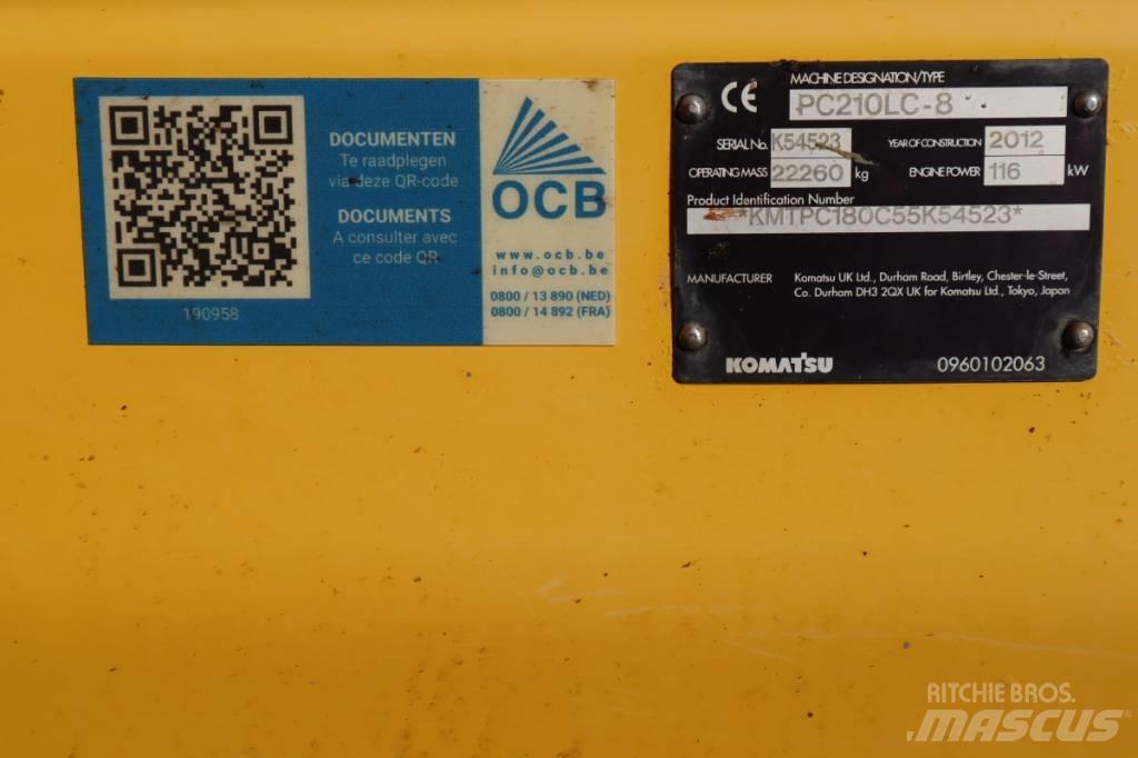 Komatsu PC 210 LC-8 Paletli ekskavatörler