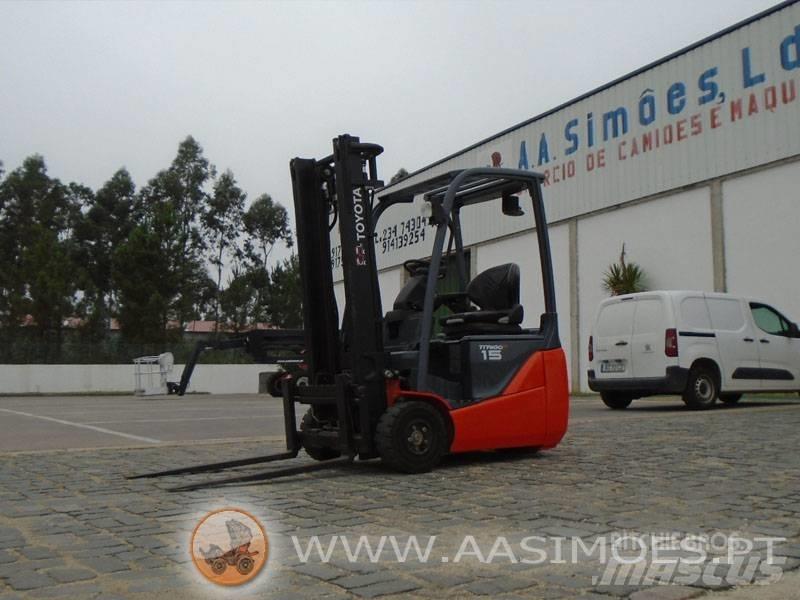 Toyota 8 FB E 15 Elektrikli forkliftler