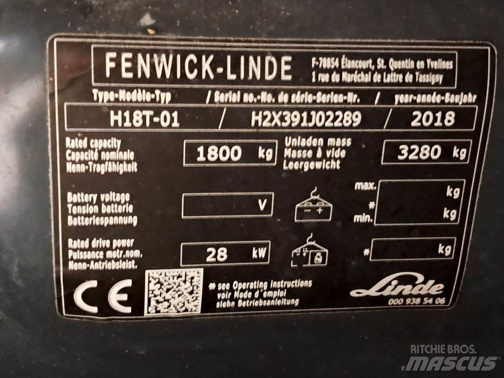 Linde H18T-01 LPG'li forkliftler
