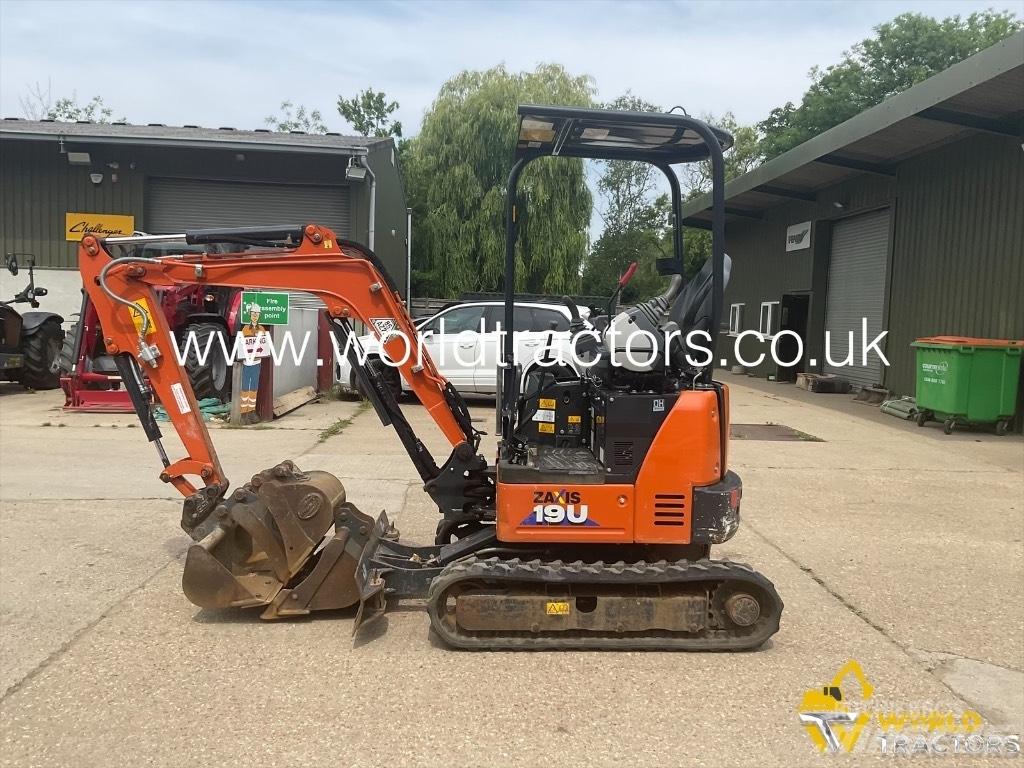 Hitachi Zaxis 19 U Mini ekskavatörler, 7 tona dek