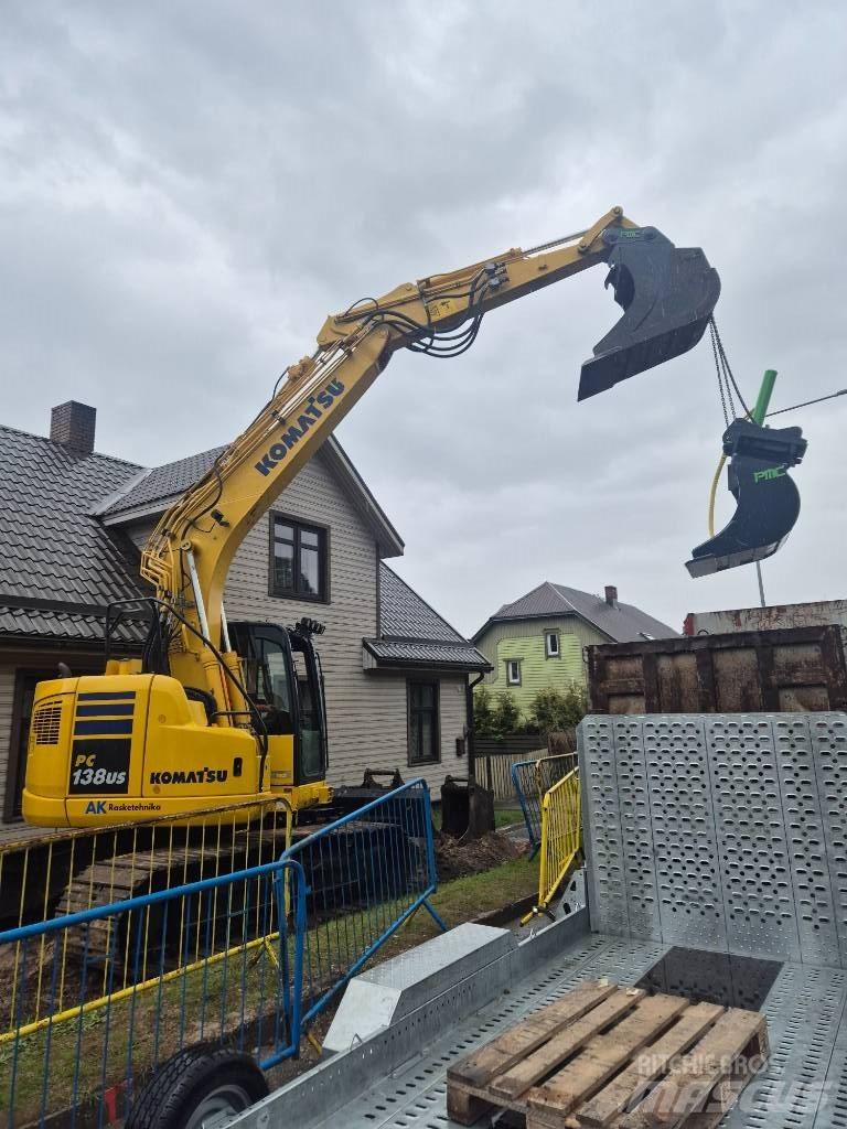 Komatsu PC 138 US-10 Paletli ekskavatörler