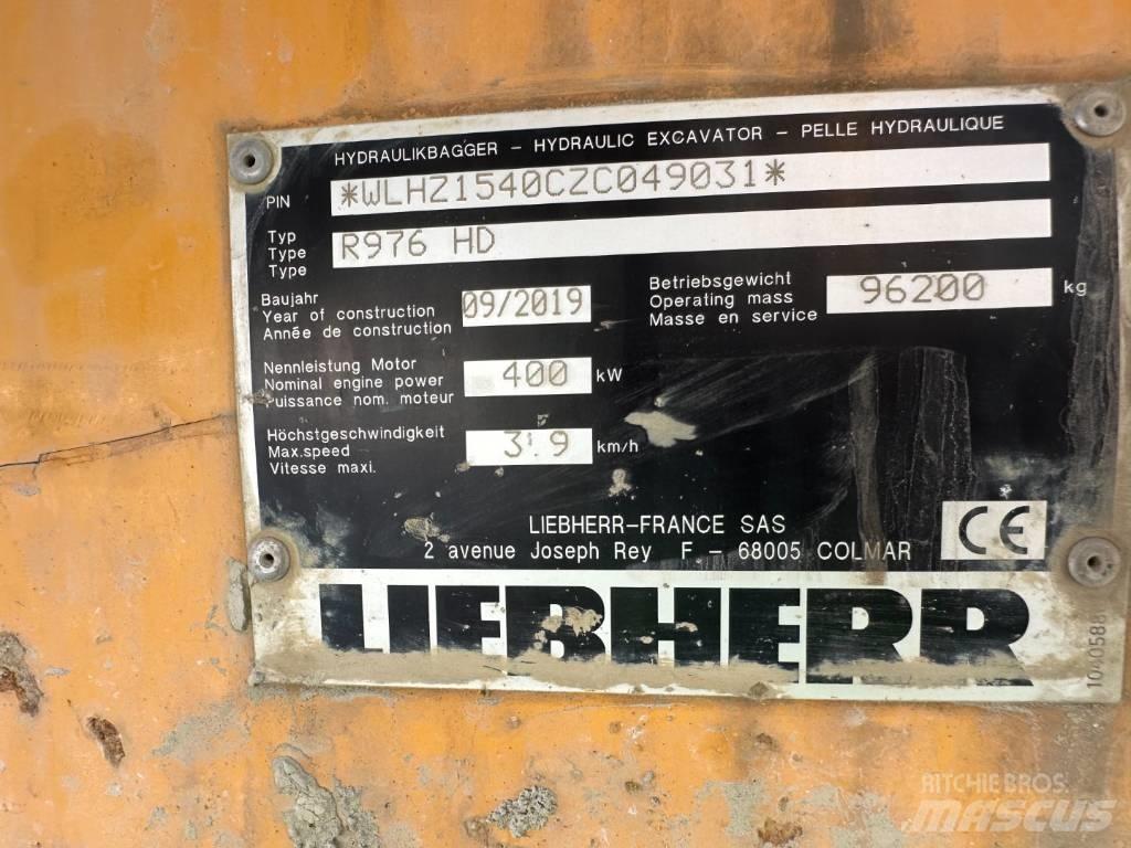 Liebherr R 976 HD Paletli ekskavatörler